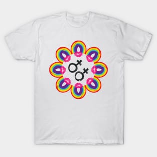 female gender gay mandala T-Shirt